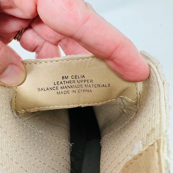 Dolce Vita Celia Tan Suede Lug Sole Ankle Boots Size 8M - Picture 10 of 15